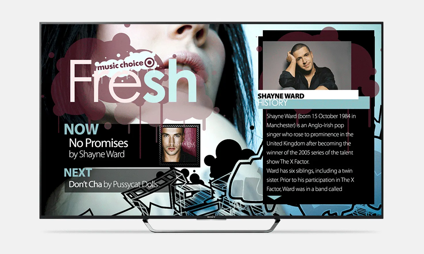 Music Choice marketing and campaign materials